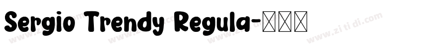 Sergio Trendy Regula字体转换